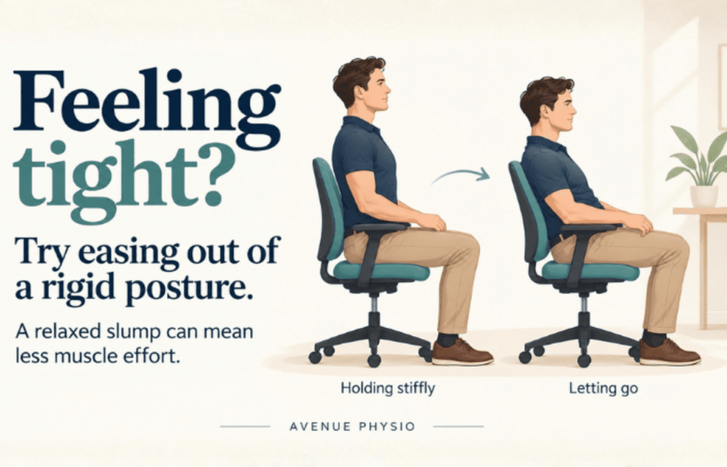 physiotherapy ergonomic desk posture tips